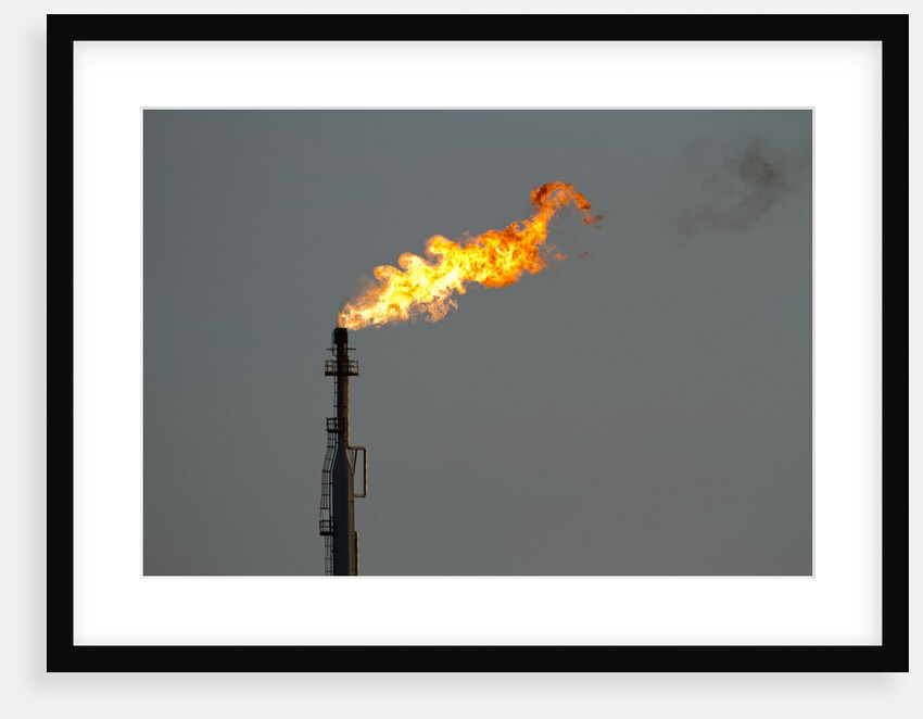 Oil Refinery Gas Flare, Aruba by Anonymous
