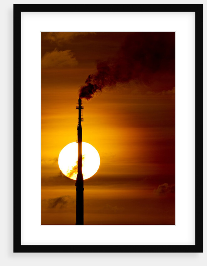 Oil Refinery Gas Flare, Aruba by Anonymous