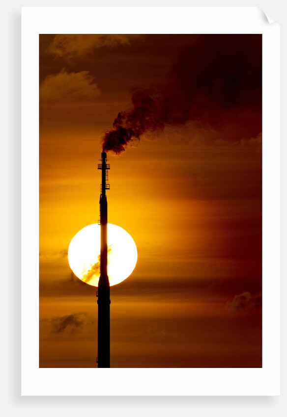 Oil Refinery Gas Flare, Aruba by Anonymous