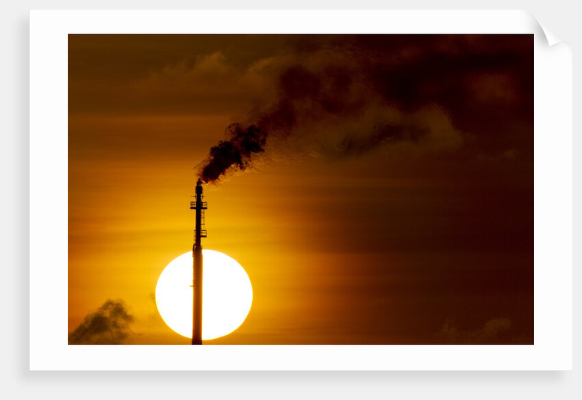 Oil Refinery Gas Flare, Aruba by Anonymous