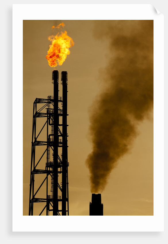 Oil Refinery at Curacao by Anonymous