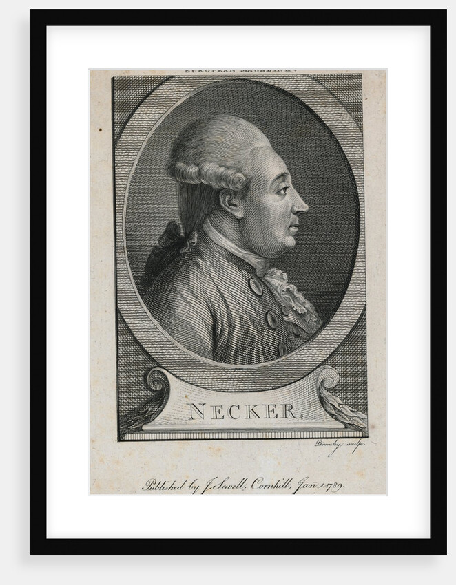 Portrait of Jacques Necker by Anonymous