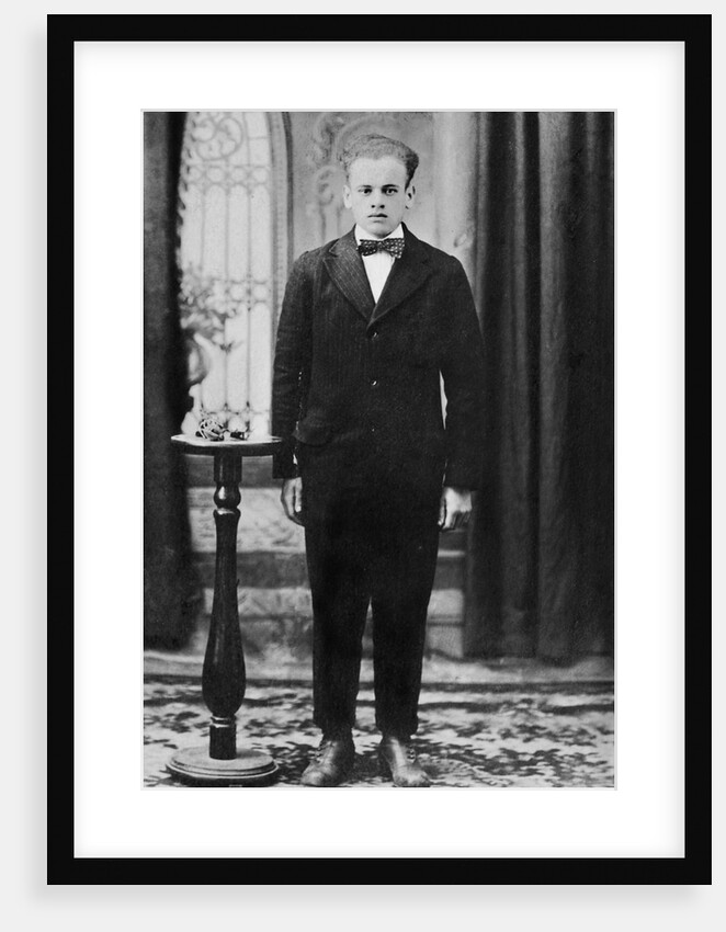 Formal portrait of teenager, ca. 1915 by Anonymous