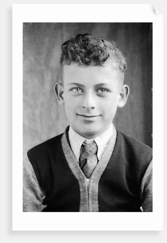 School boy class portrait, ca. 1934 by Anonymous