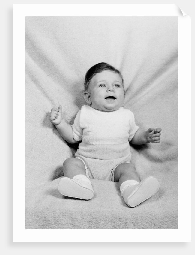 Baby boy portrait, ca. 1952 by Anonymous