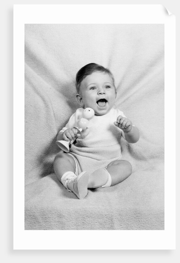 Baby boy portrait, ca. 1952 by Anonymous
