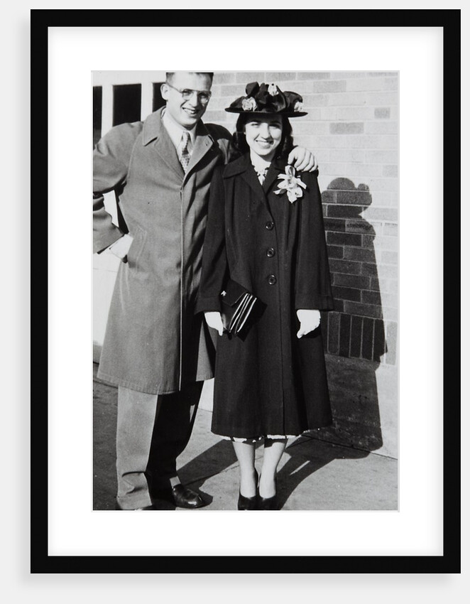 Young couple, ca. 1947 by Anonymous