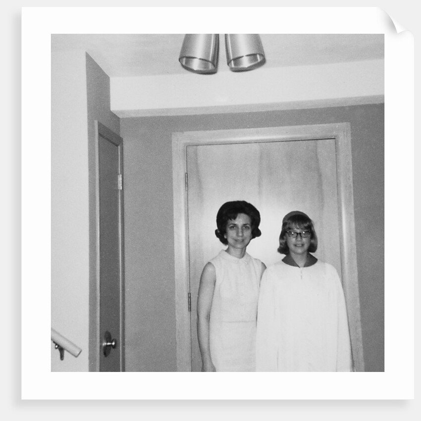 Mother with her grade school graduate daughter, ca. 1966 by Anonymous