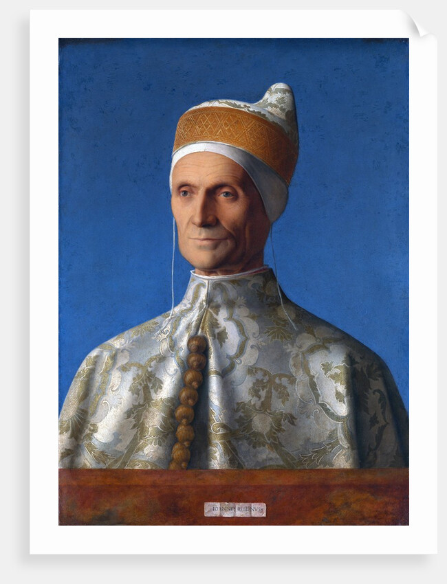 Portrait of the Venetian Doge Leonardo Loredan by Giovanni Bellini