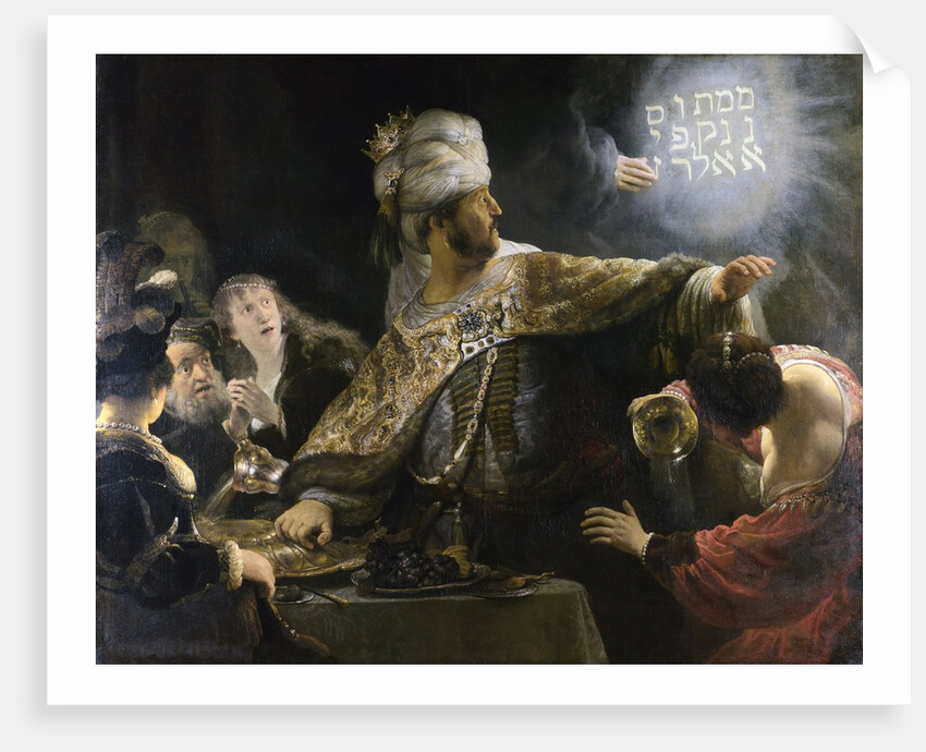 Belshazzar's Feast by Rembrandt van Rijn