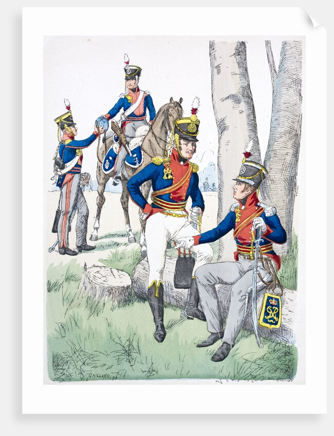 Officers of the The King's German Legion by Anonymous