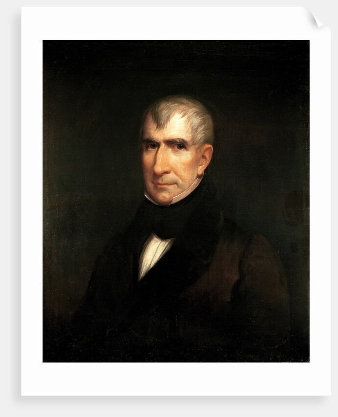 Portrait of President William Henry Harrison by James Reid Lambdin