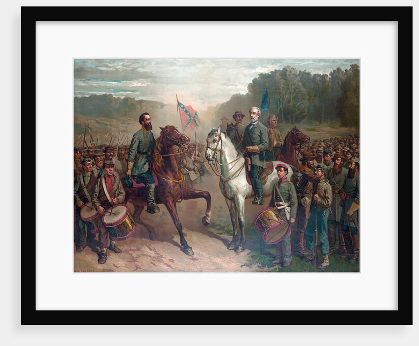 The Last Meeting Between General Robert E. Lee and Stonewall Jackson by Anonymous