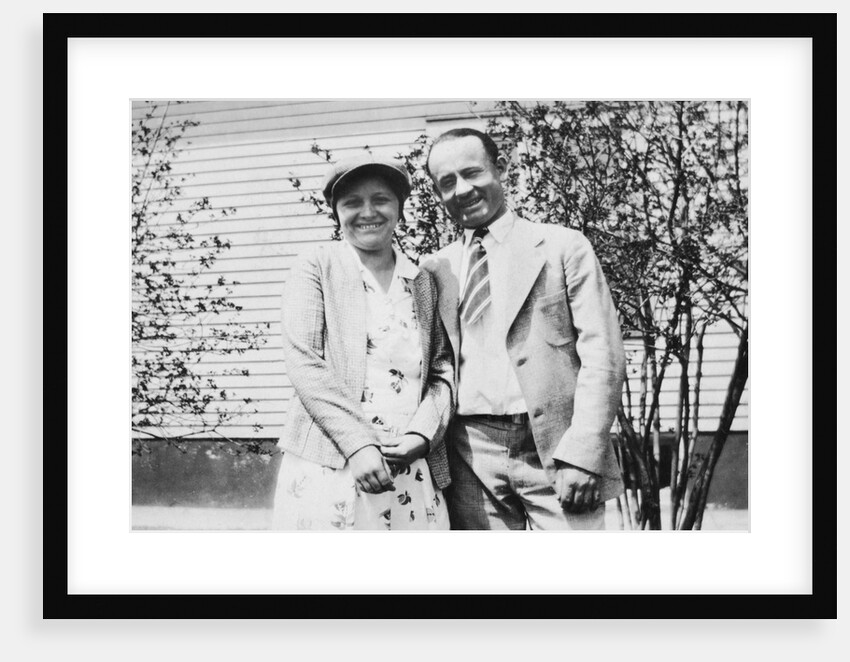 Happy young couple, ca. 1930. by Anonymous