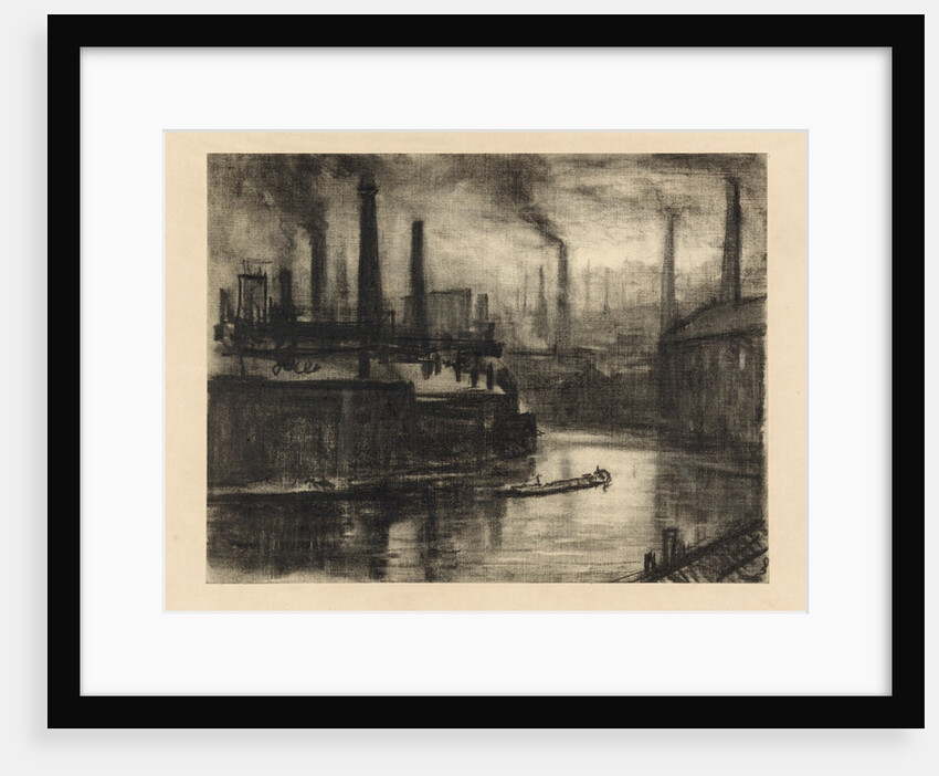 View of East London by Joseph Pennell