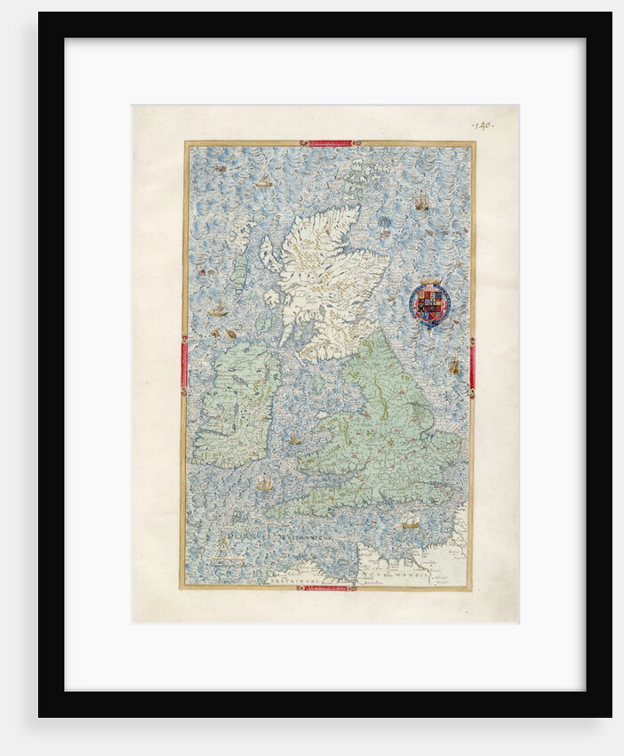 Map of the British Isles by William Bowyer