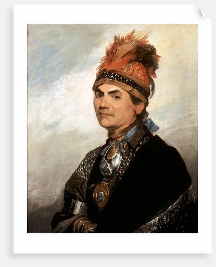 Portrait of Mohawk Chief Joseph Brant by Gilbert Stuart