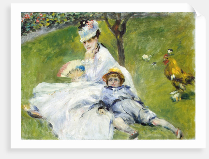 Madame Monet and Her Son by Pierre-Auguste Renoir
