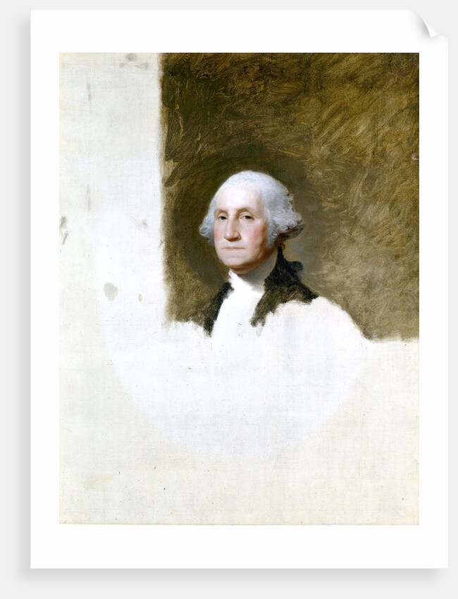 Portrait of George Washington (The Athenaeum Portrait) by Gilbert Stuart