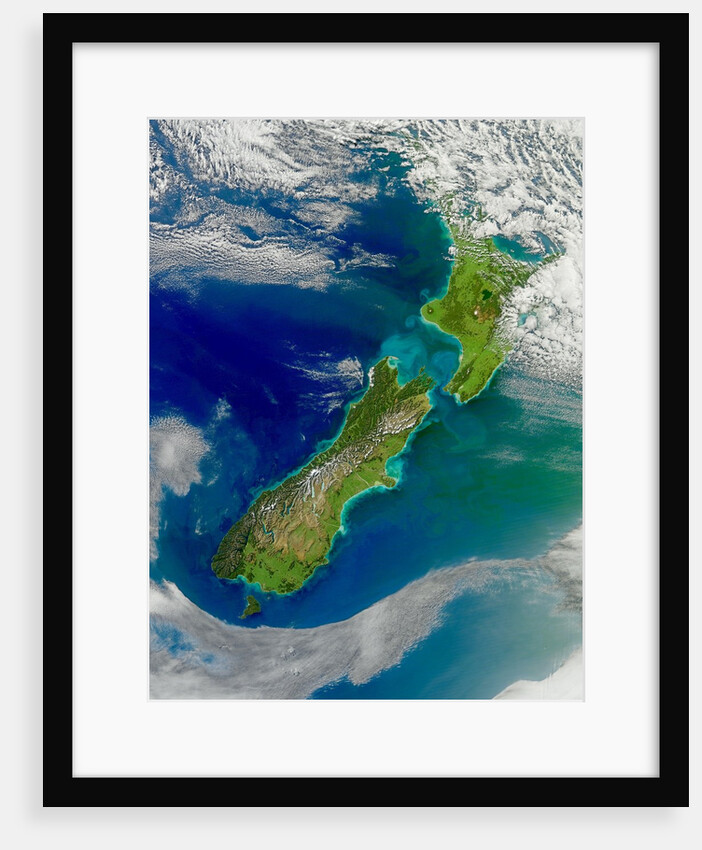 Turbid Waters Surround New Zealand by Anonymous