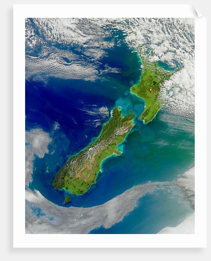 Turbid Waters Surround New Zealand by Anonymous