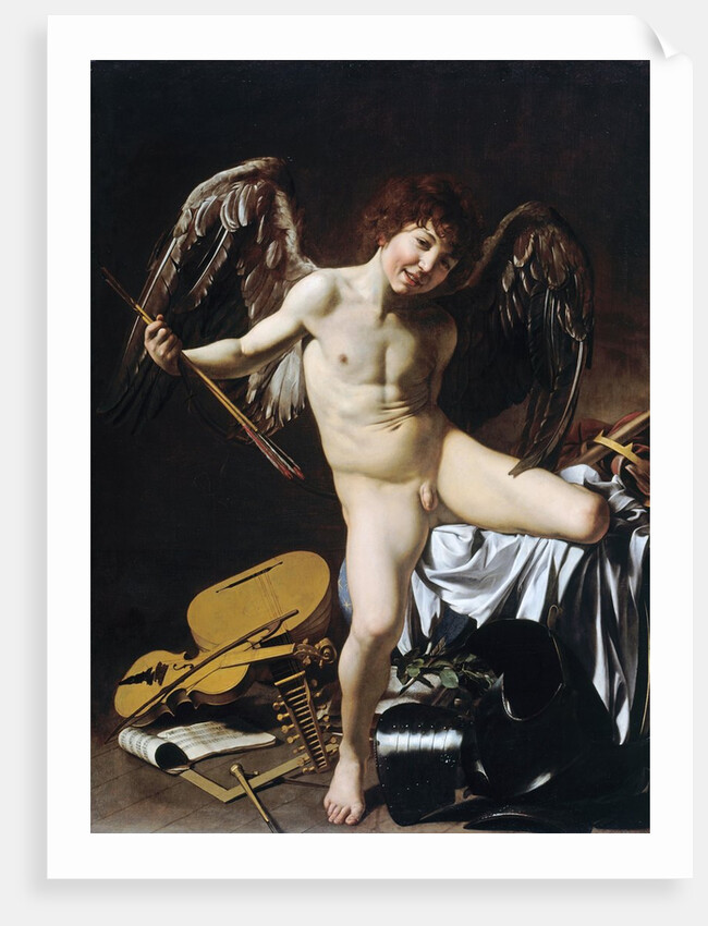 Cupid as Victor by Caravaggio