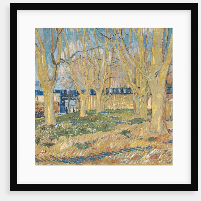 Le Train Bleu by Vincent Van Gogh