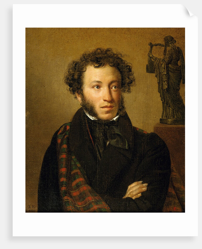 Portrait of A. S. Pushkin by Orest Adamovich Kiprensky