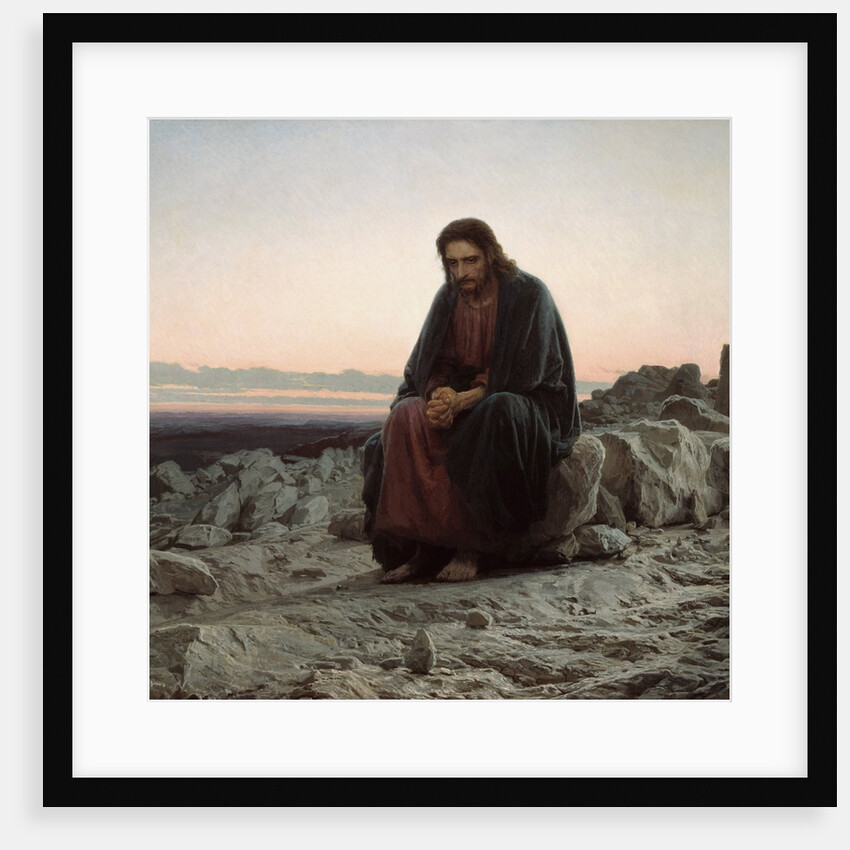 Christ in the Wilderness by Ivan Nikolaevich Kramskoi