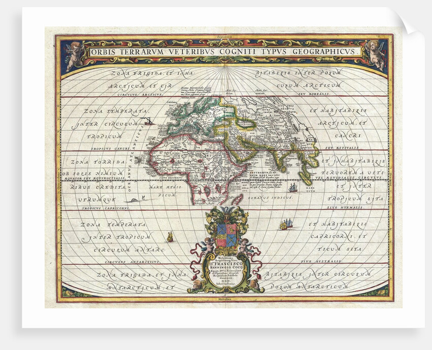 Map of the Ancient World by Jan Janssonius