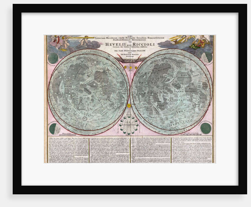 Map of the moon by Anonymous