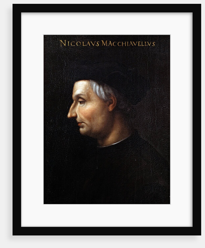 Portrait of Niccolo Machiavelli by Cristofano Dell'Altissimo