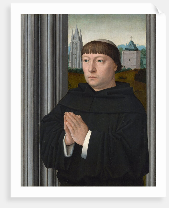 An Augustinian Friar Praying by Gerard David