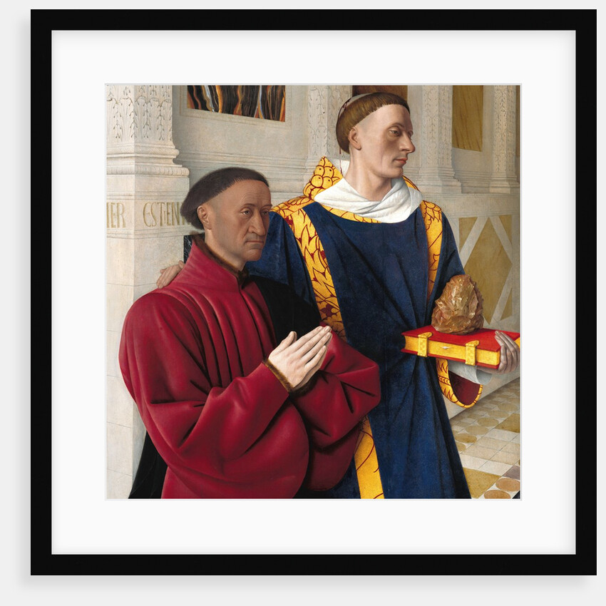 Etienne Chevalier with St. Stephen by Jean Fouquet