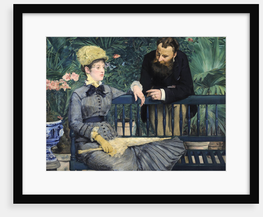 In the Conservatory by Edouard Manet
