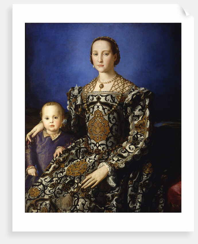 Portrait of Eleanor of Toledo with Her Son Giovanni by Angelo Bronzino