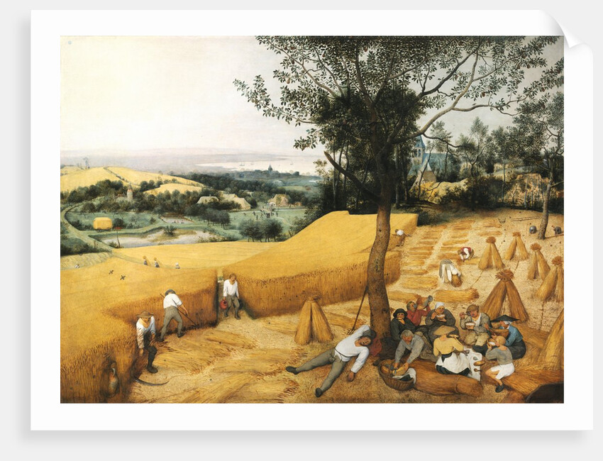 The Harvesters by Pieter Brueghel the Elder