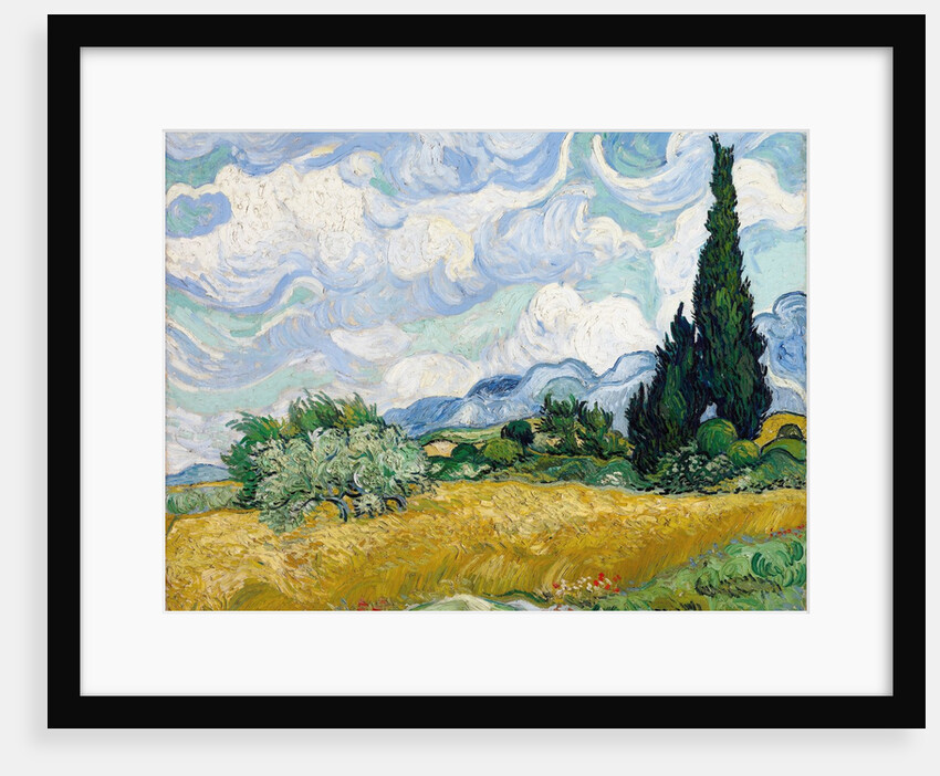 Wheat Field with Cypresses by Vincent Van Gogh