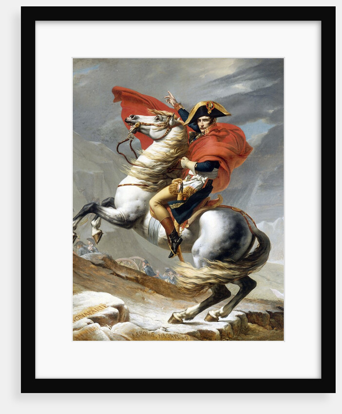 Napoleon Crossing the Saint-Bernard Pass by Jacques-Louis David