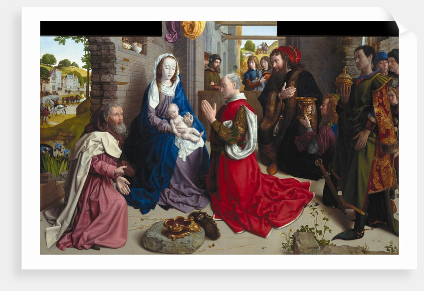 The Adoration of the Kings (The Monforte Altarpiece) by Hugo van der Goes