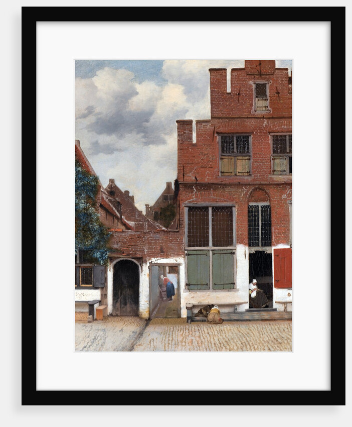 The Little Street (View of Houses in Delft) by Johannes Vermeer