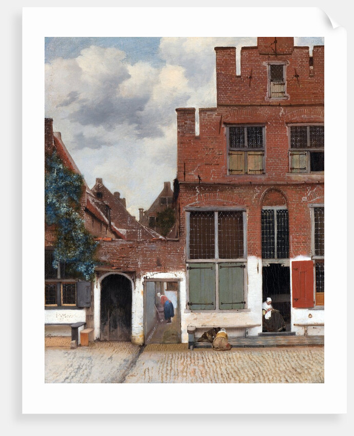 The Little Street (View of Houses in Delft) by Johannes Vermeer