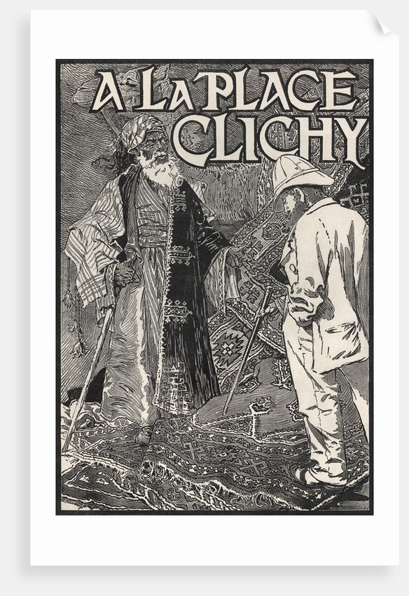 A la Place Clichy poster by Eugene Grasset
