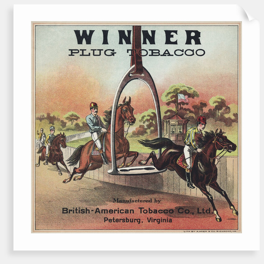 Winner Plug Tobacco advertisement by Anonymous