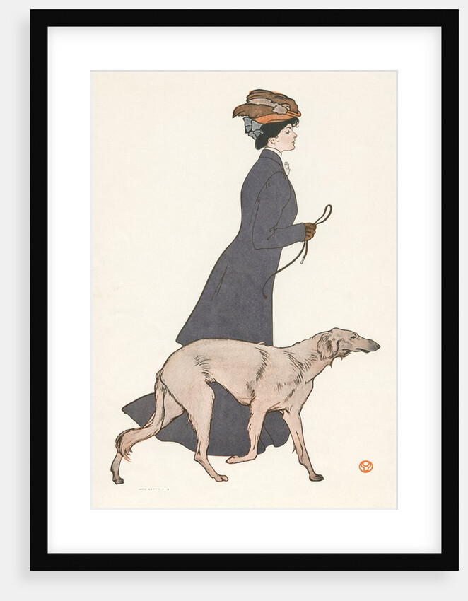 The Morning Stroll by Edward Penfield