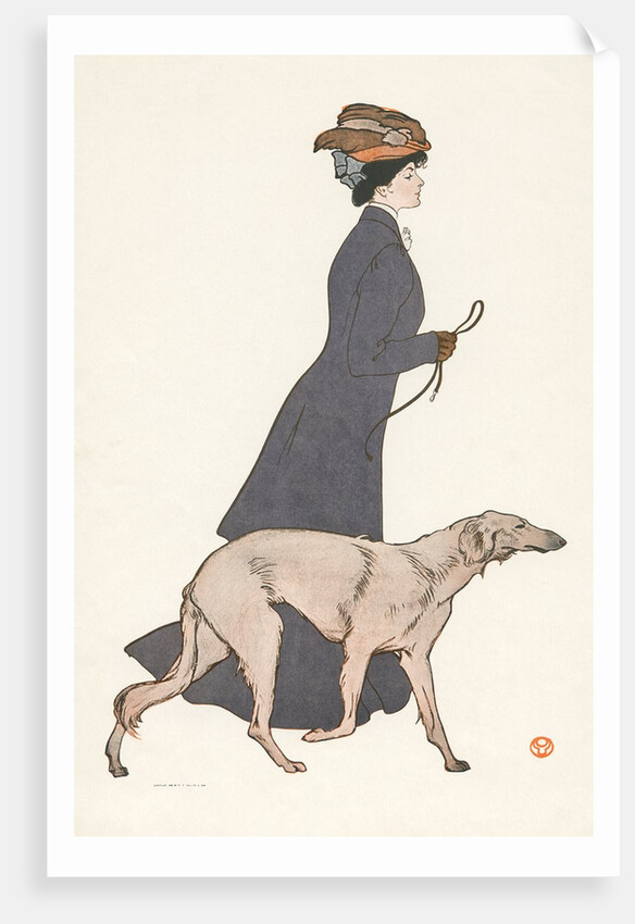 The Morning Stroll by Edward Penfield