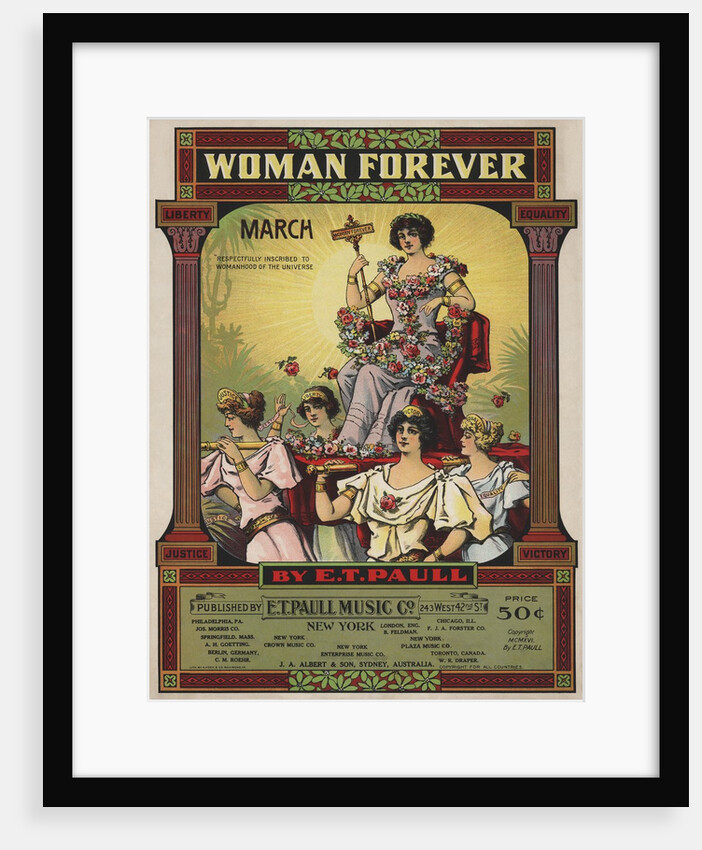 Woman Forever sheet music cover by Anonymous