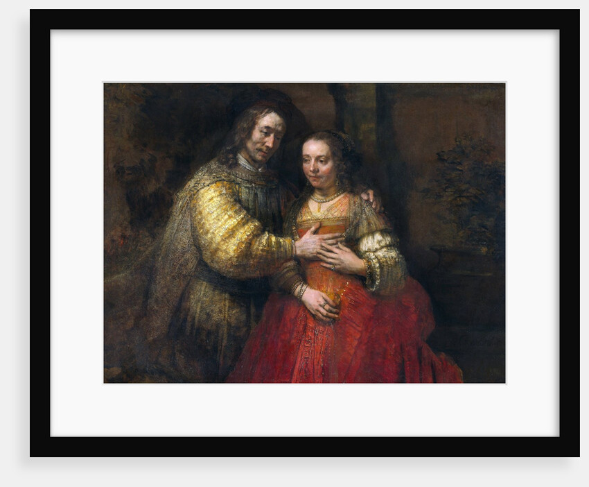 Portrait of a Couple as Figures from the Old Testament (The Jewish Bride) by Rembrandt van Rijn