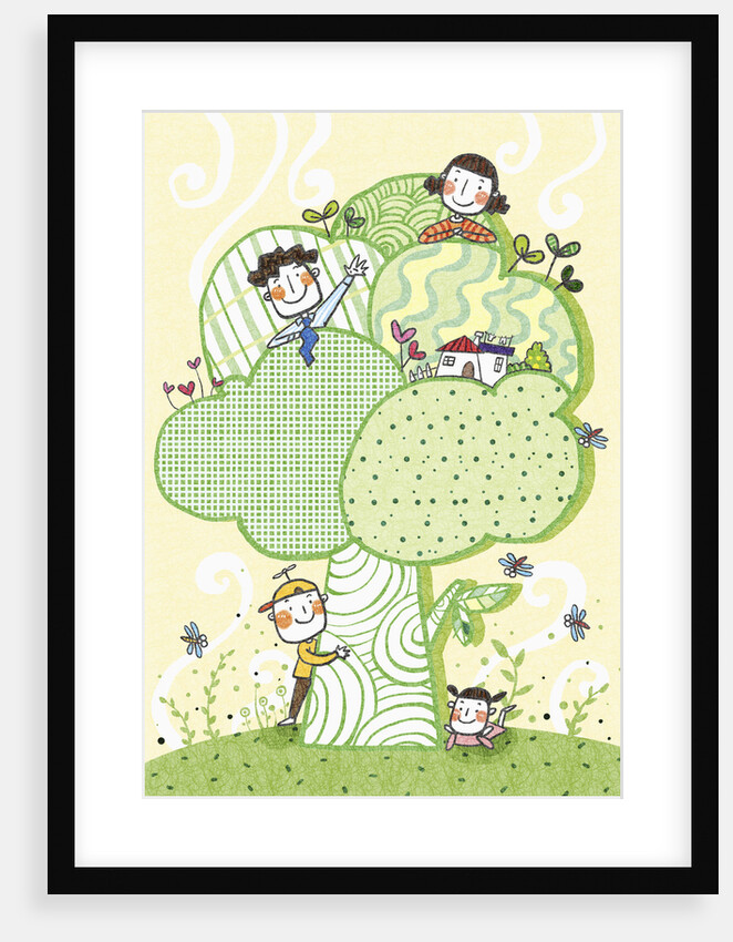 Cordial family spend happy time altogether by Anonymous