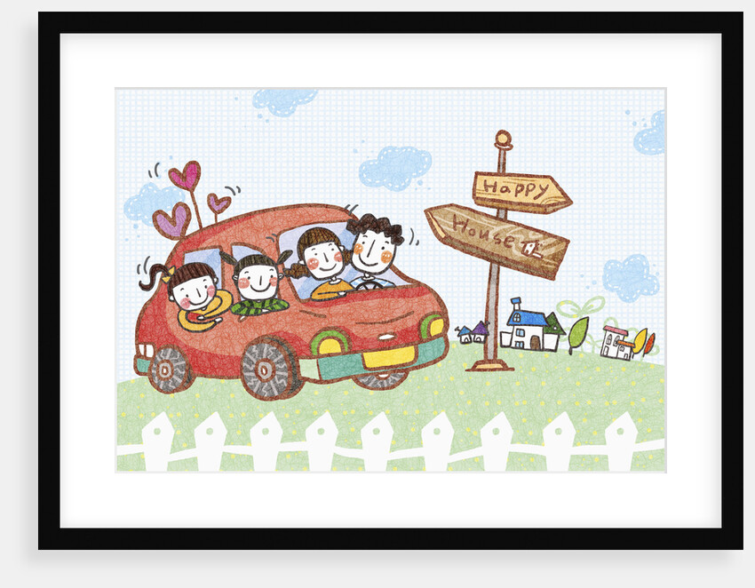Cordial family spend happy time altogether by Anonymous